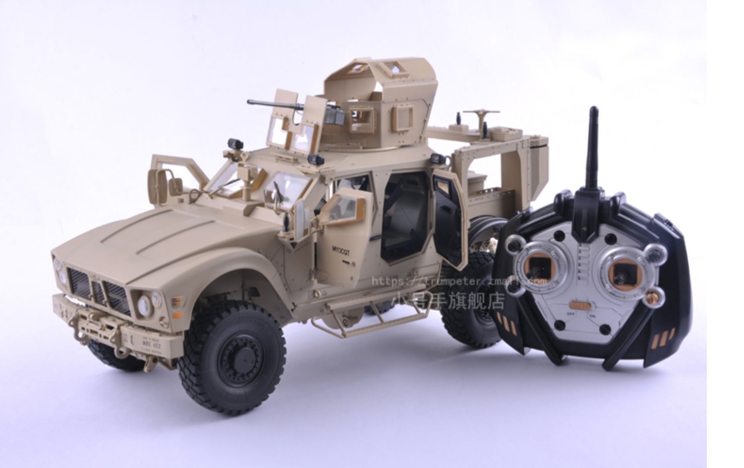 Trumpeter 1/16 U.S. M-ATV MRAP 00814 remote control version of the model