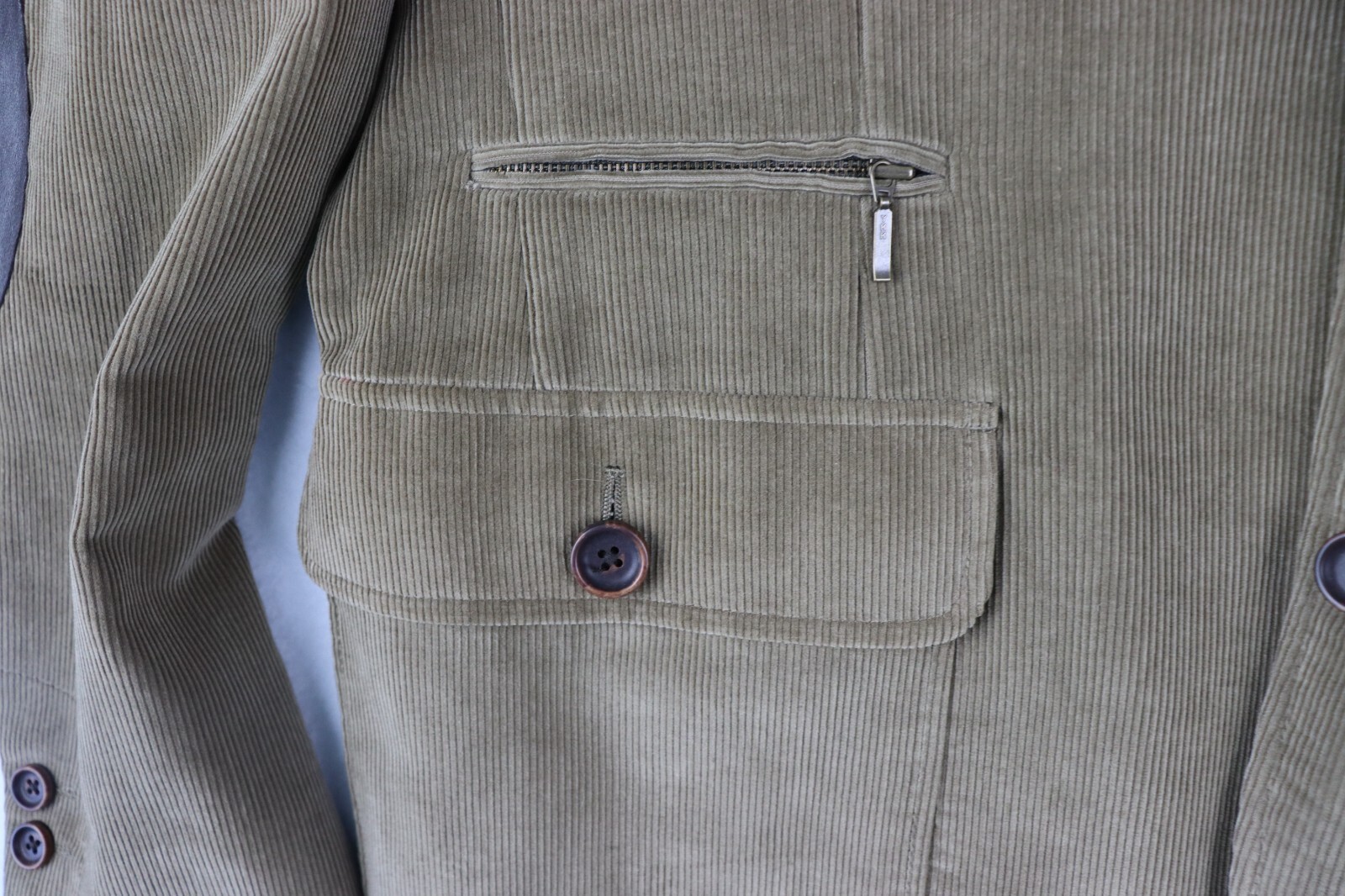 Patrick James Men's Solid Brown Button Down Lined… - image 7