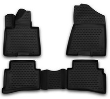 Gummifußmatten für Kia Sportage 4 2016-2021 3D Passform Hoher Rand Gummimatten