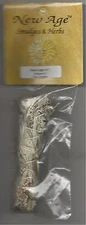 NEW AGE MUGWORT BLACK SAGE SMUDGE STICK AND HERB INCENSE 3 INCHES ONE BUNDLE