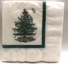 Spode Christmas Tree - by Hallmark 3-Ply Beverage Napkins 16 Count