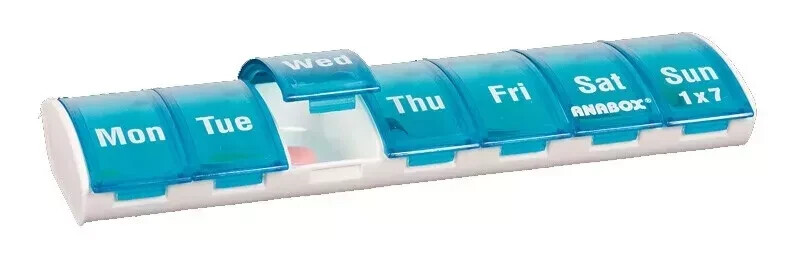 7 Days Weekly Tablet Pill Medicine Box Holder Storage Organizer ...