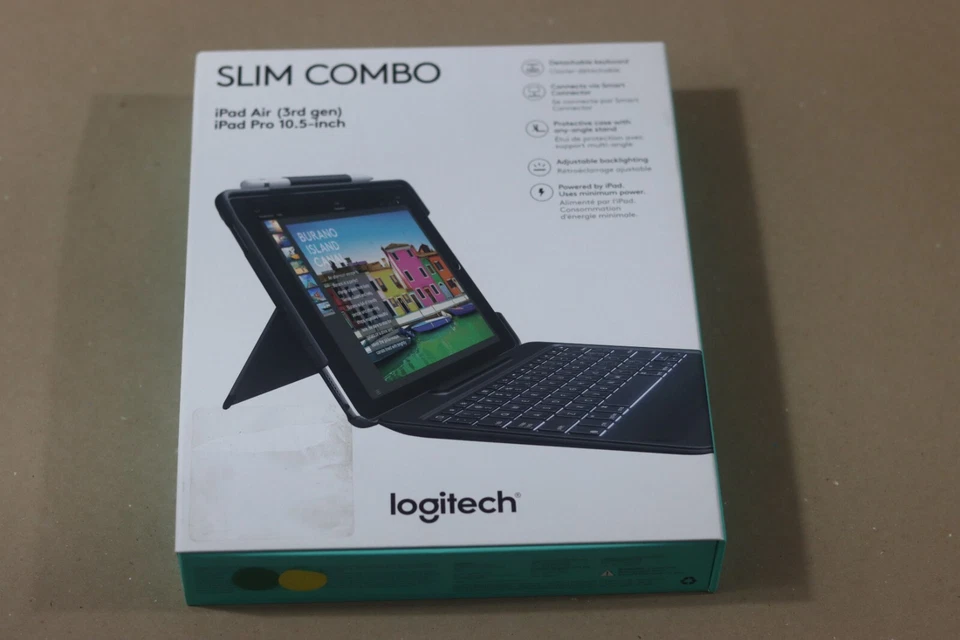 Logitech Slim Combo keyboard case for iPad Air 3rd Gen & iPad Pro 10.5" - Image 2 of 4