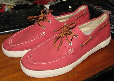 Red Rose Canvas Sander Boat Deck Shoes 