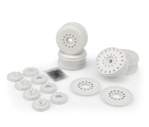Jconcepts Cheetah 83mm Speed-Run Set 4 Wheesl w/ 12-17mm Hex Adaptor White 3395W - 第 1/1 張圖片