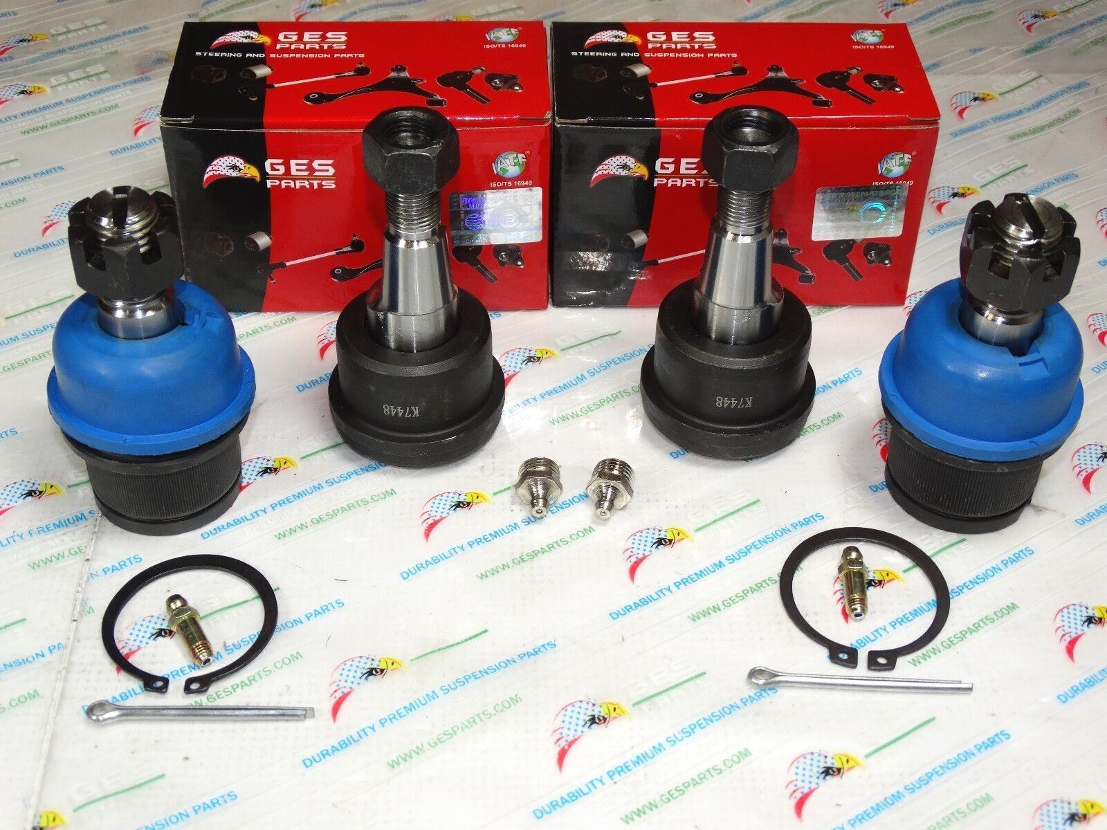 4WD Fit 0310 Dodge Ram 2500 3500 Lower Upper Adjustable Ball Joint