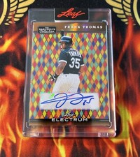 2025 LEAF FRANK THOMAS AUTO 1/1 THE HARLEQUIN COLLECTION ELECTRUM