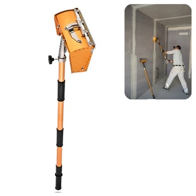 10'' Drywall Flat Finishing Box Tool with Extendable Handle Max 64'' Length