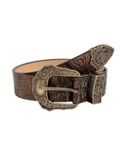 Women's Western Belts 70s Concho Rodeo suit waist size:29.5-33.5" Bronze