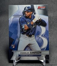 Chandler Simpson Chrome Rookie RC 2025 Bowman's Best Card #66 Tampa Bay Rays