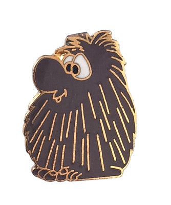 1970s Irwin Troll From Broom-Hilda Comic Strip Enamel Lapel Hat Pin New NOS