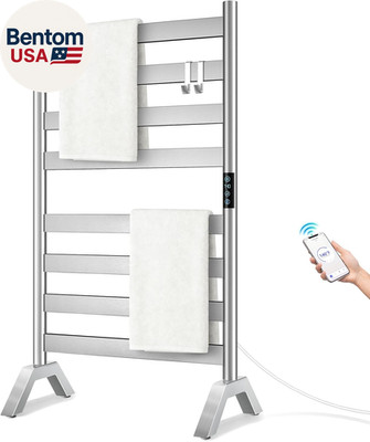 Heated Towel Racks for Bathroom Freestanding & Wall Mounted, Wifi-Enable Electri