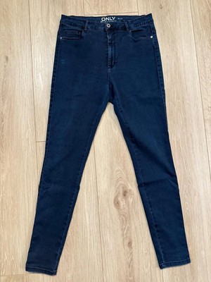 Only Jeans Royal HIGH SKINNY Jeans Größe XL Dunkelblau Länge 32 getragen