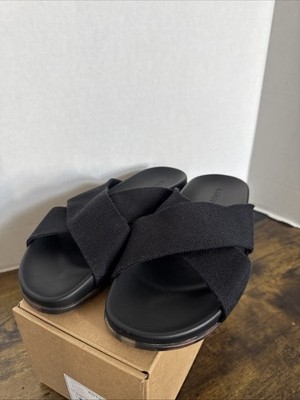 Rothy s Women s The Weekend Slide Black Size 10  New In Box Style 198-004