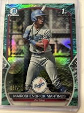 2023 Bowman - Chrome Mairoshendrick Martinus Aqua Lunar Crater Refractor /125 