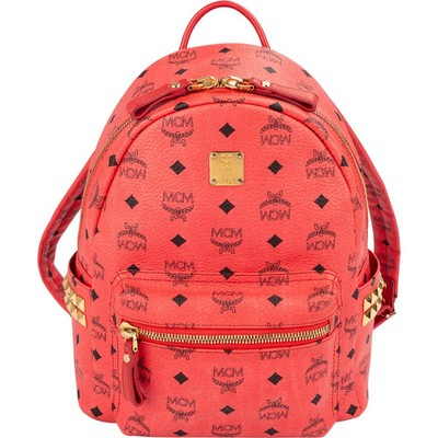 MCM Monogram Visetos Stark Side Studs Mini Backpack Rucksack