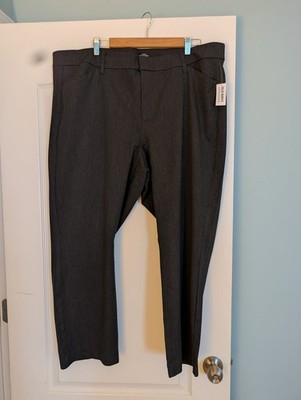 New Old Navy Women's Pants High-Rise Grey Size 22