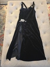 Black Velvet Lyrical Dance Costume Weissman Adult Medium Used