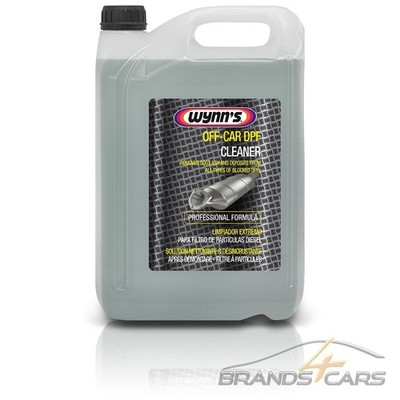 WYNN S 5 L OFF CAR DPF CLEANER SPÜLFLÜSSIGKEIT PARTIKELFILTER REINIGER 52301483