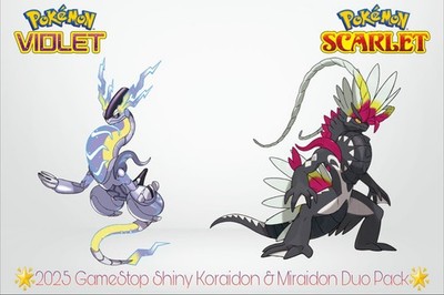  2025 GameStop Both Shiny Koraidon & Miraidon Event |Pokemon Scarlet & Violet 