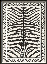 Home Dynamix Zone 7160-450 Black Area Rug - 5' 3" x 7' 5"