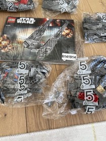 LEGO 75104  Star Wars: Kylo Ren's Command Shuttle, New, Sealed Bags, No Box