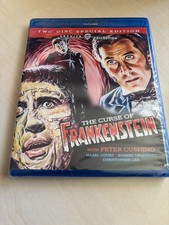 THE CURSE OF FRANKENSTEIN Blu Ray 2 Disc US Version