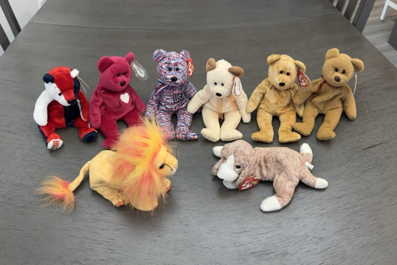 Ty Beanie Babies Lot of 7 w/ Tags Year 2000 Collectables 