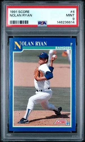 1991 Score #4 Nolan Ryan PSA 9