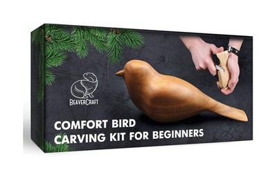 BeaverCraft Wood Carving Kit Comfort Bird DIY Kits for Adults Hobbi... Fast Ship