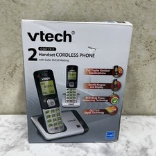 VTech 2-Handset Cordless Phone With Caller ID/Call Waiting Model CS6719-2 READ 