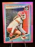 2025 Panini Donruss - Rated Rookie Ashton Gillotte #353 Optic Preview Pink Prizm
