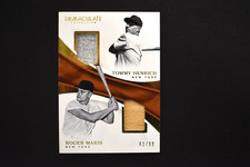 Roger Maris Tommy Henrich 2017 Immaculate Collection Dual Players Relics /99