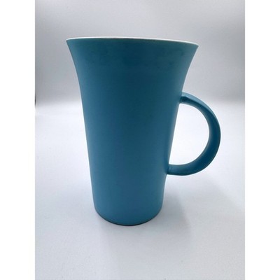 Maxwell & Williams Confetti Matte Blue Porcelain Flared Coffee Mug 6 inch