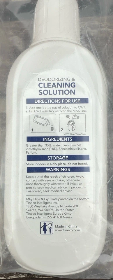 Solución de limpieza de pisos Tineco 4,5 L (9,5 OZ*16) recarga de aspiradora en seco húmedo iFLOOR Foto 3 de 4
