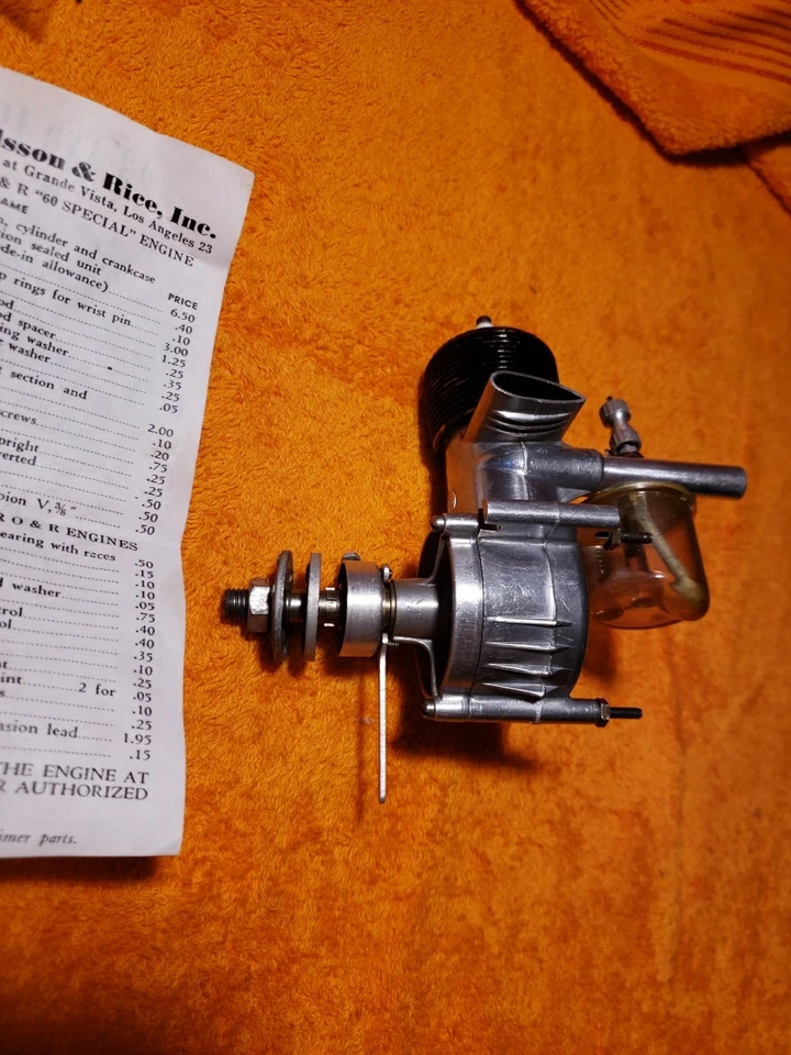 Ohlsson & Rice Engine - Vintage O&R 60 Special Motor - Image 4 of 4