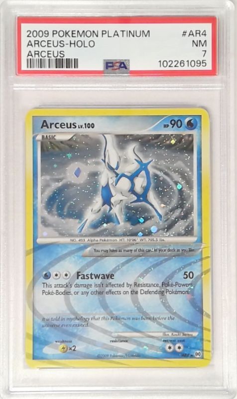 1x  V1846: 2009: Arceus: AR4: Arceus: Platinum: PSA: 7: NM: 102261095 Graded Ite