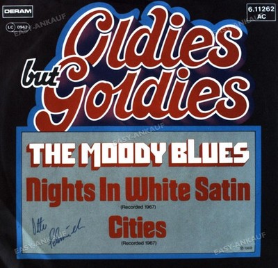 The Moody Blues - Nights In White Satin / Cities 7'' (VG+/VG+) ''