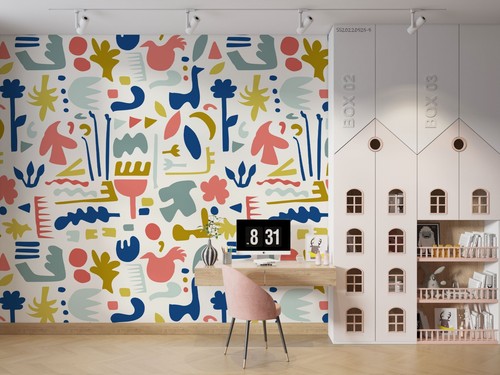 3D Abstract Watercolor Pattern Wall Murals Wallpaper Murals Wall Sticker - Picture 6 of 13