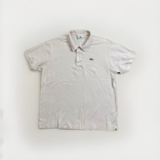 Vintage Y2K Lacoste Polo Shirt Mens L Pink Classic Fit Crocodile Logo Pique