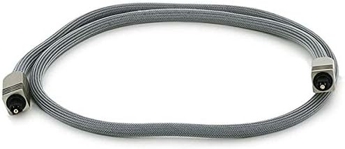 Monoprice Premium S/PDIF Toslink Digital Optical Audio Cable 3FT Silver
