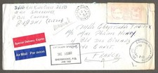 Canada 1977 registered meter cover to France, rated 85 cents [ 263