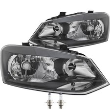 Halogen Scheinwerfer Set für VW POLO 6R_ Bj. 06.09- H4 inkl. PHILIPS