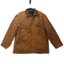 Big Smith Mens Duck Canvas Jacket XL Corduroy Collar Workwear Insulated Lined