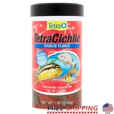 Cichlid Flakes Nutritious Formula Cichlid Fish Immune Support Clear Water New