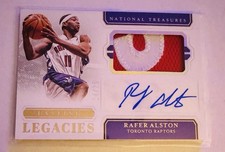 National Treasures Legacies Rafer Alston Patch Auto 14/25 LL-RAL