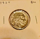 1934  High Grade Buffalo Nickel Beautiful Old US Coin! - Get a great deal .