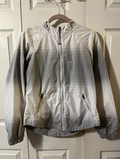 Zella Jacket Lightweight Nylon Full Zip with Hood Size Small