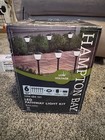 6-Pack Hampton Bay Lamar Park Outdoor Led Path Lights Kit Waterproof Black
