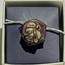 Anello Regolabile Rosa Ceramica Accessori Donna Bijoux Thun *83215